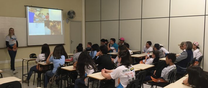 Terceiro encontro do projeto DOM neste ano aconteceu na Unoesc